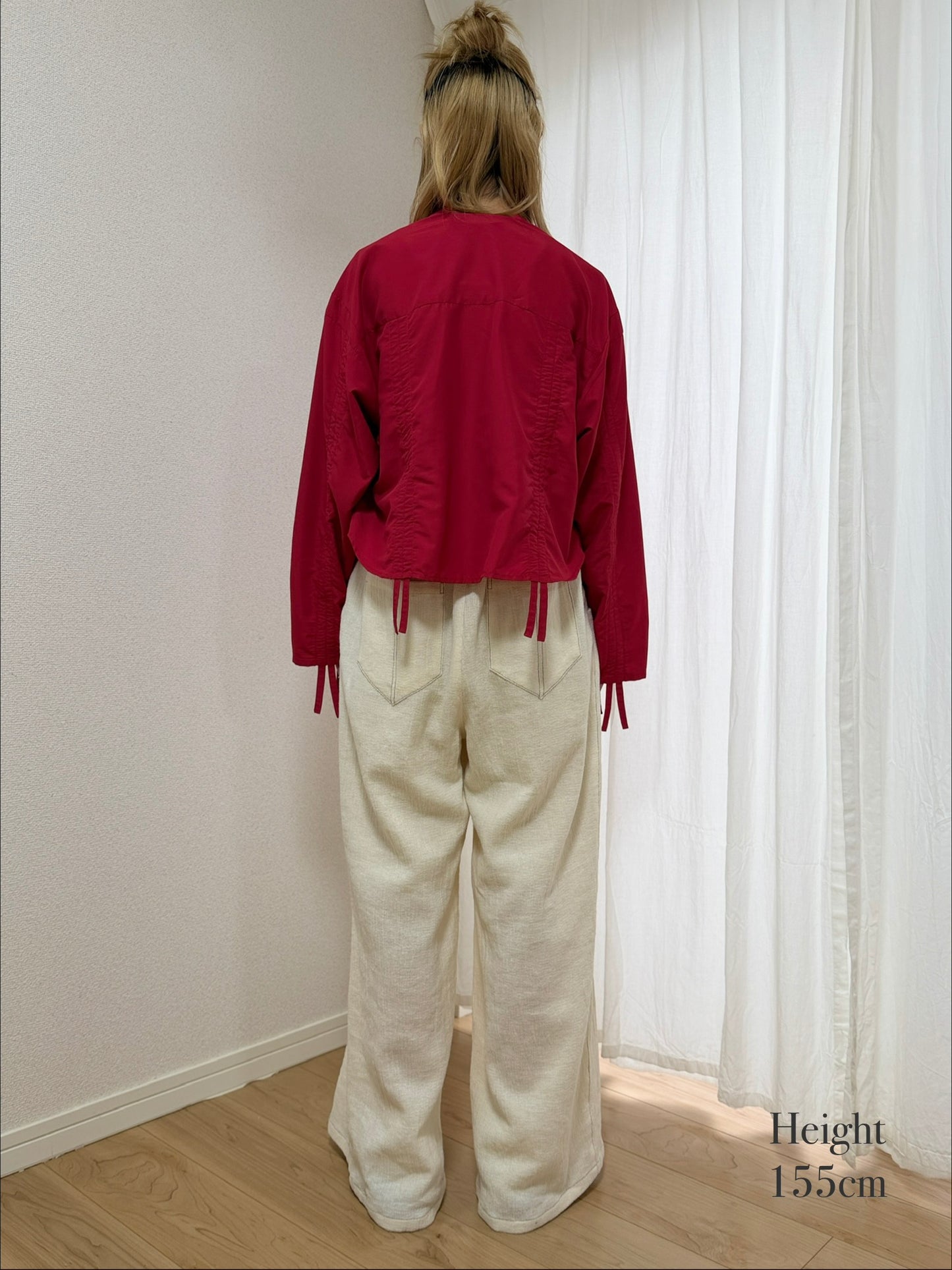 【Pre order】 Multi way blouse / Red