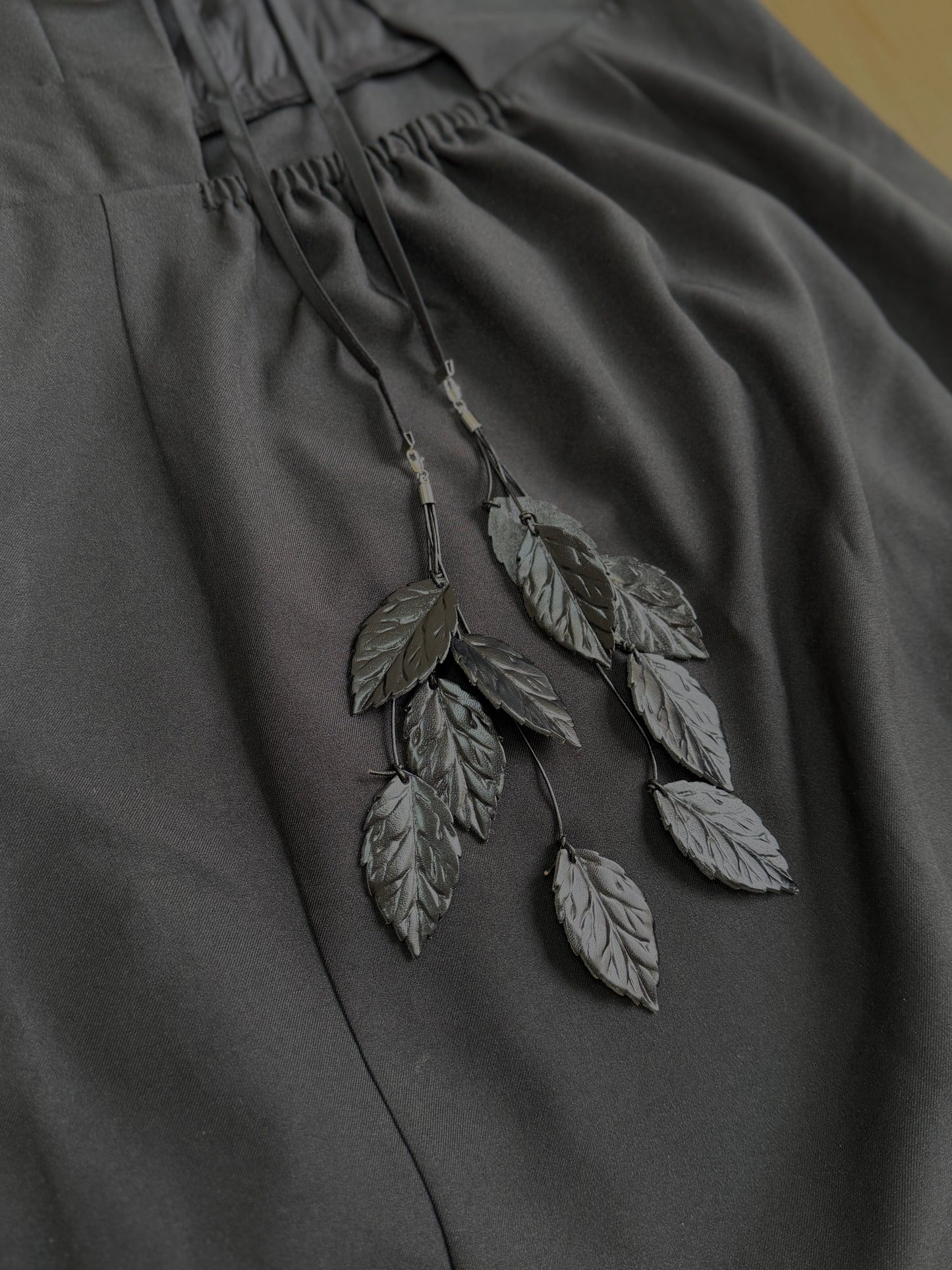 【Pre order】 leaf Camisole Dress