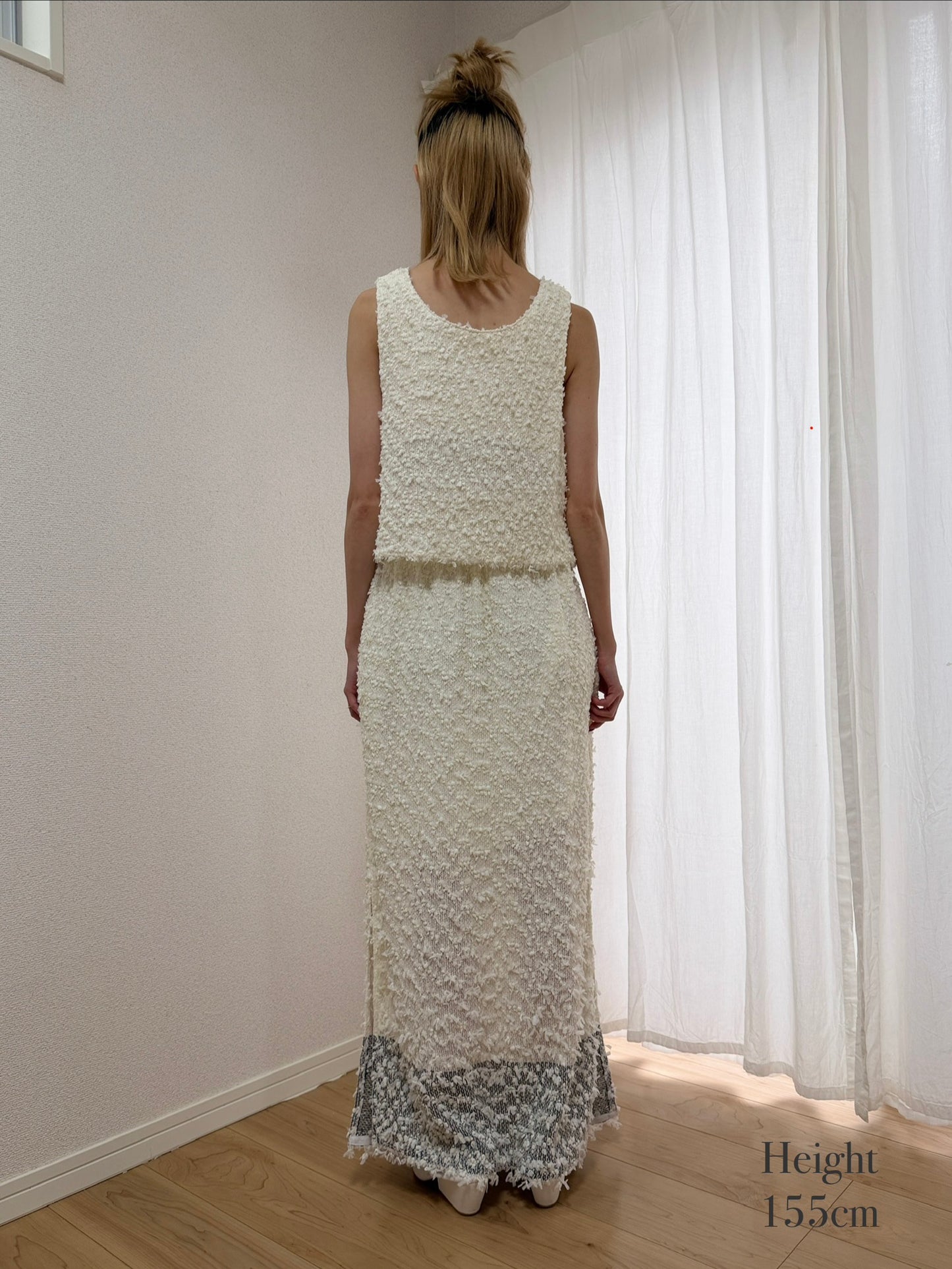 【Pre order】 Washi tweed skirt