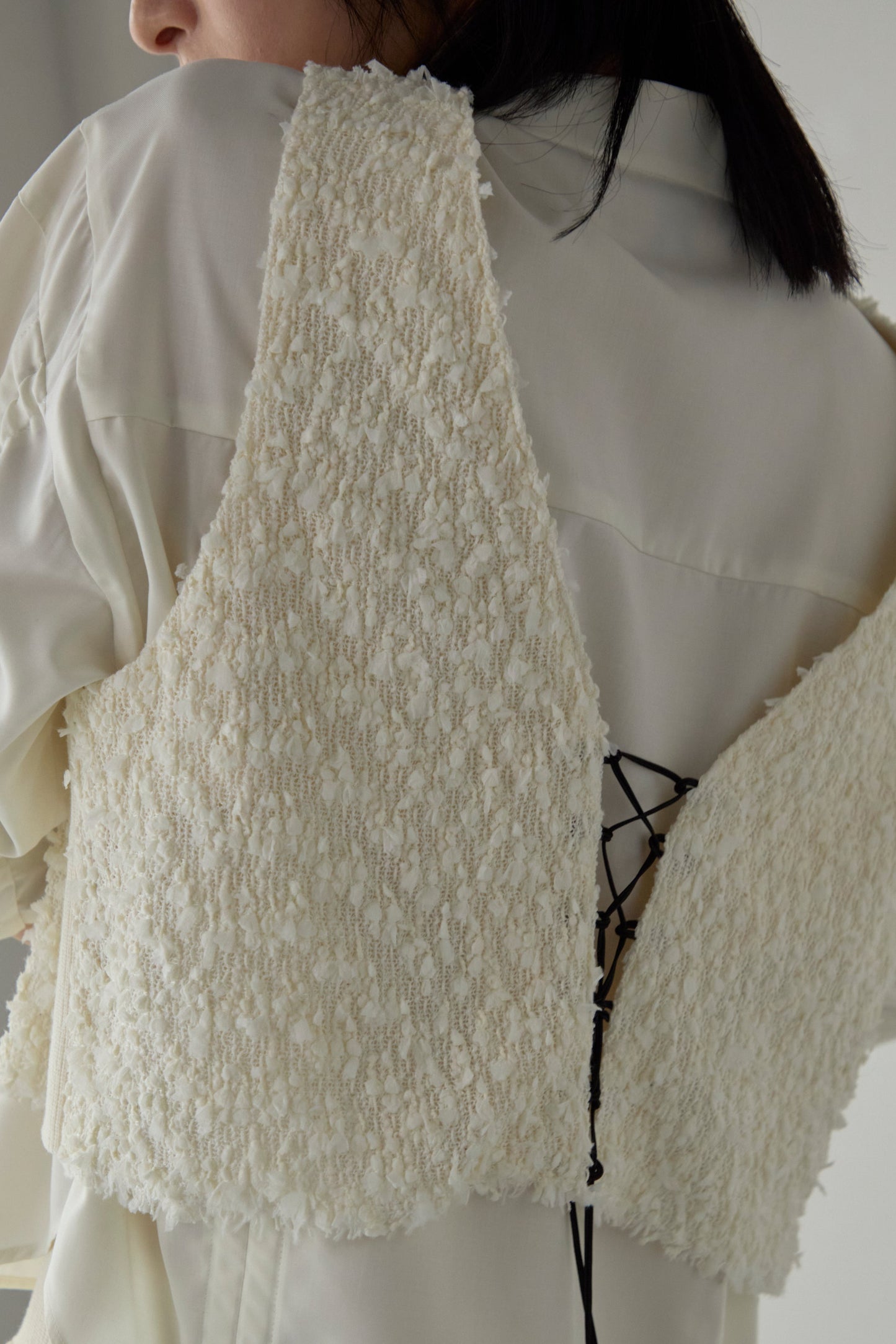 【Pre order】 Washi tweed vest