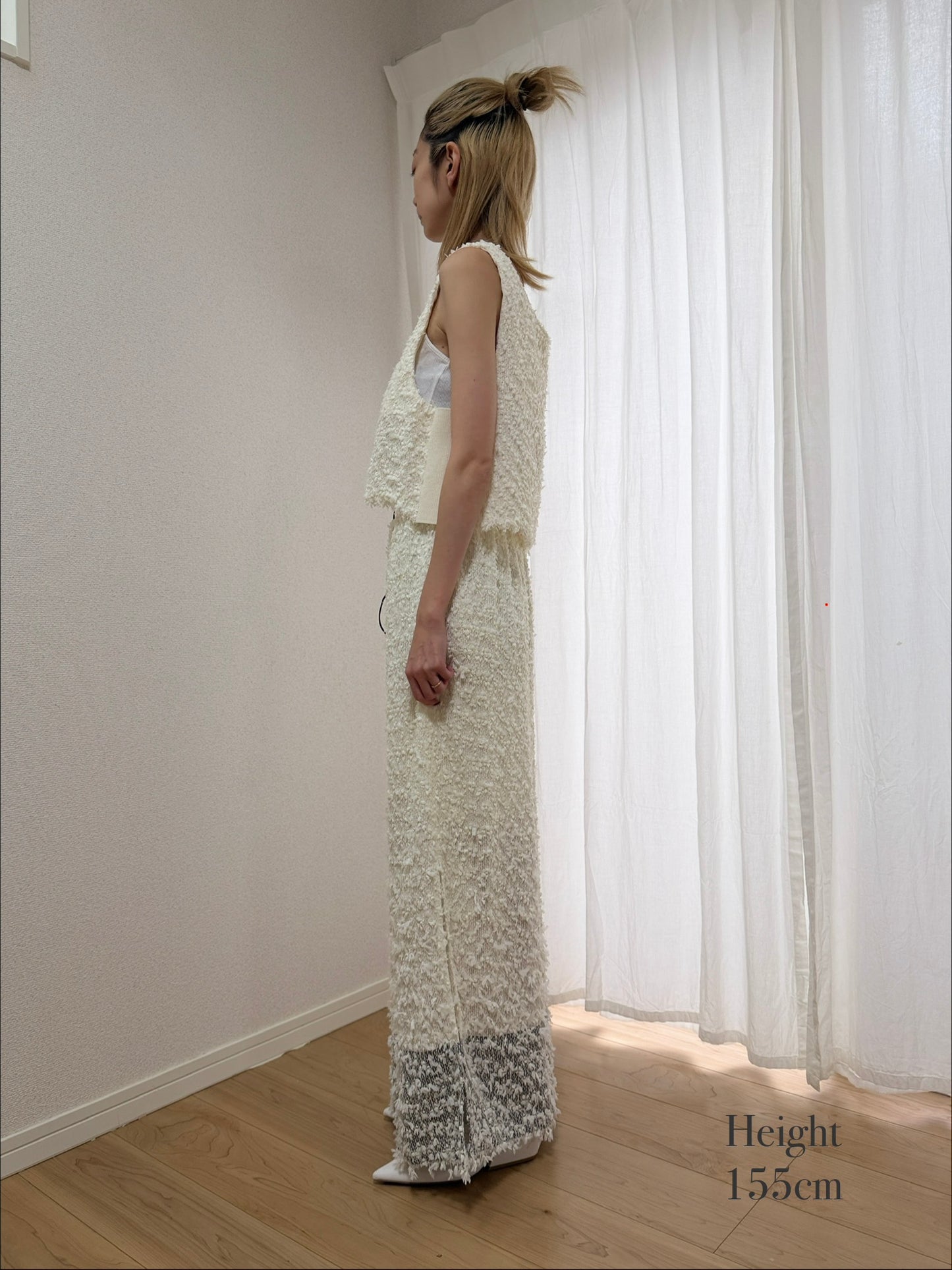 【Pre order】 Washi tweed vest