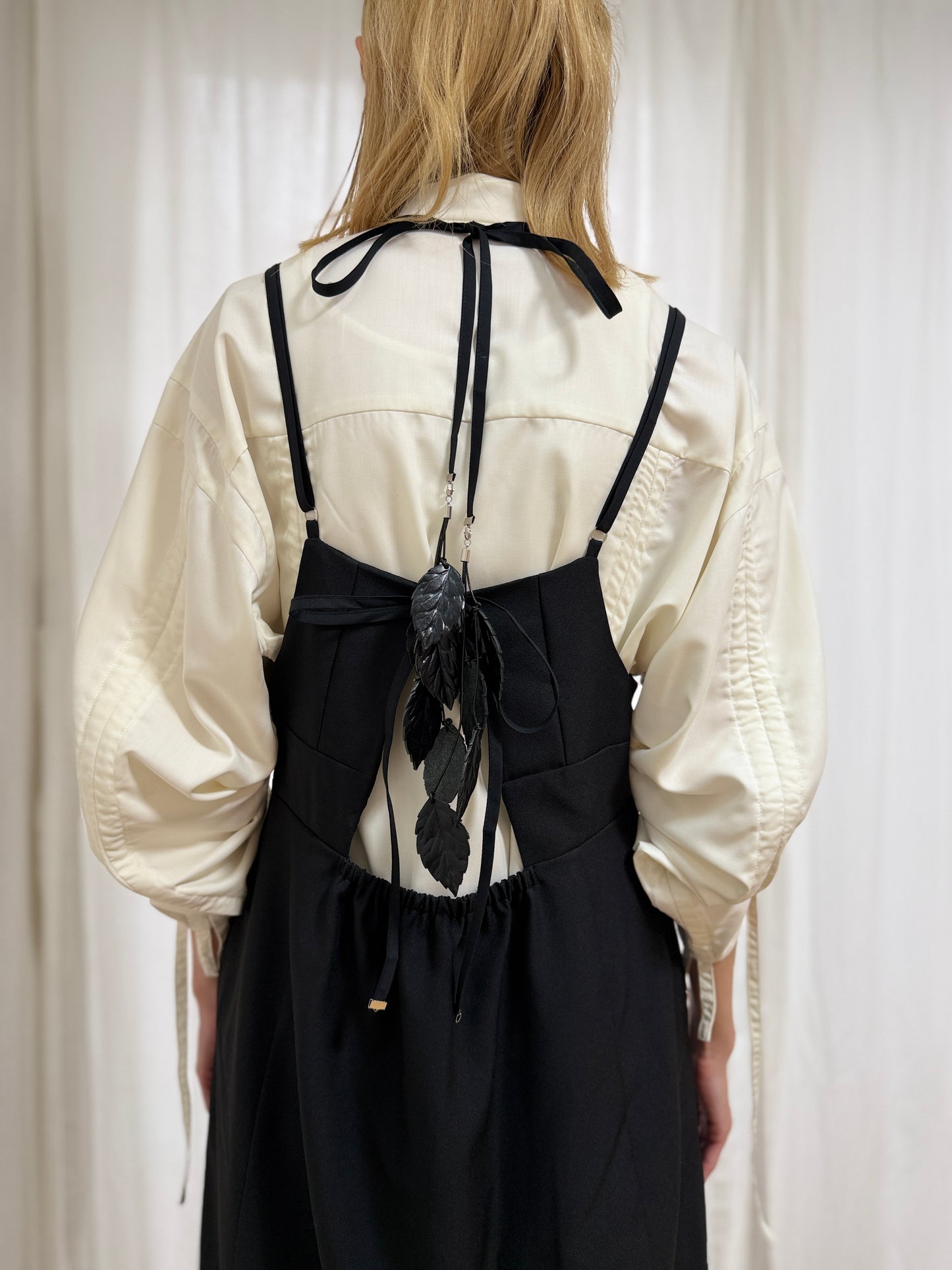 【Pre order】 leaf Camisole Dress