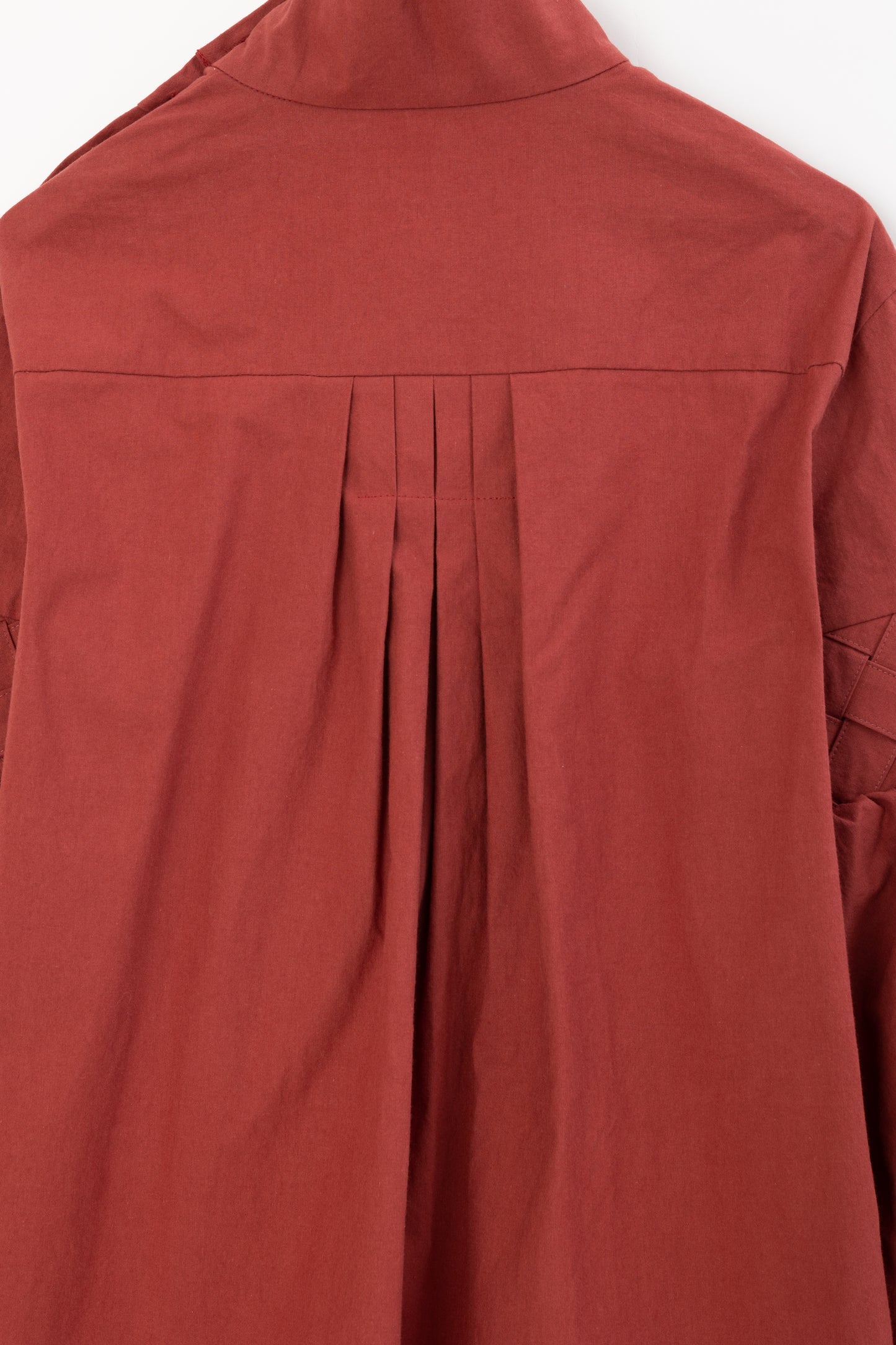 Basket weaving blouse / Red