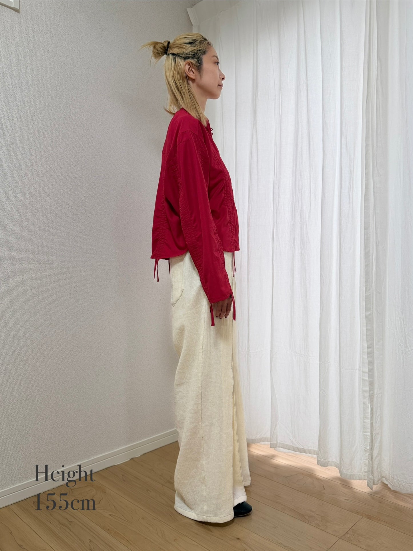 【Pre order】 Multi way blouse / Red