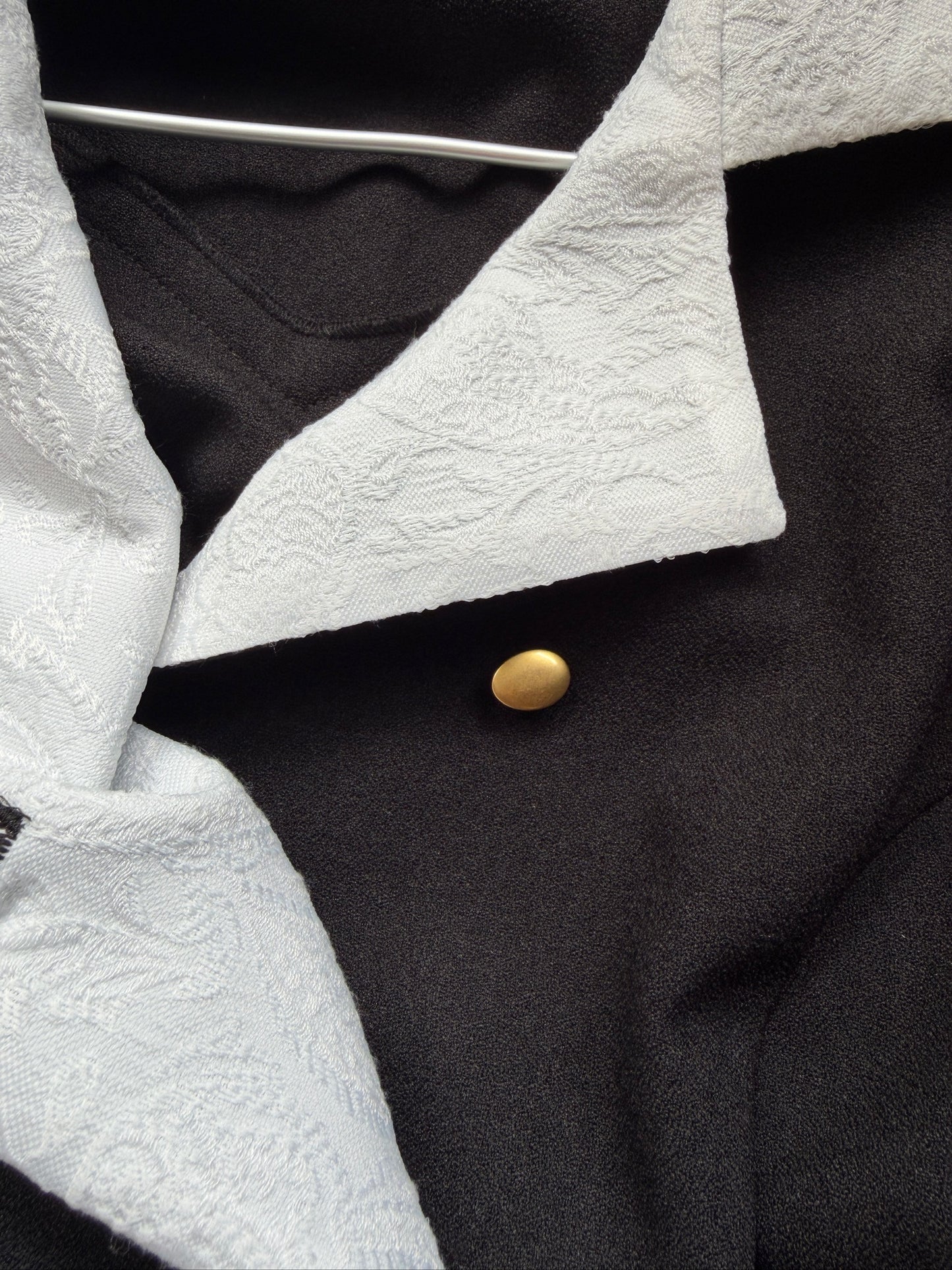 【Pre order】Pleats pocket Coat Dress / Black
