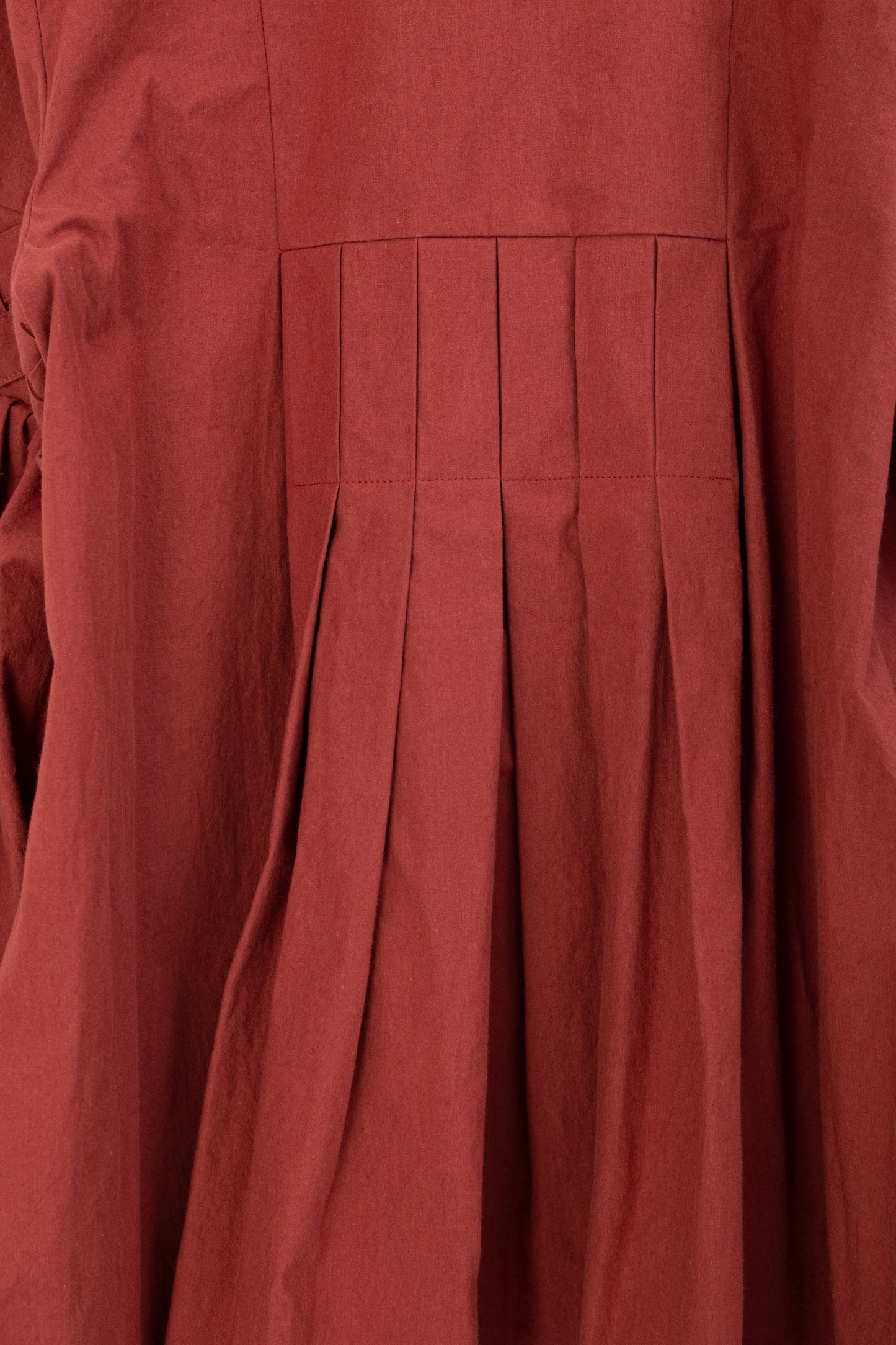 Basket weaving blouse / Red