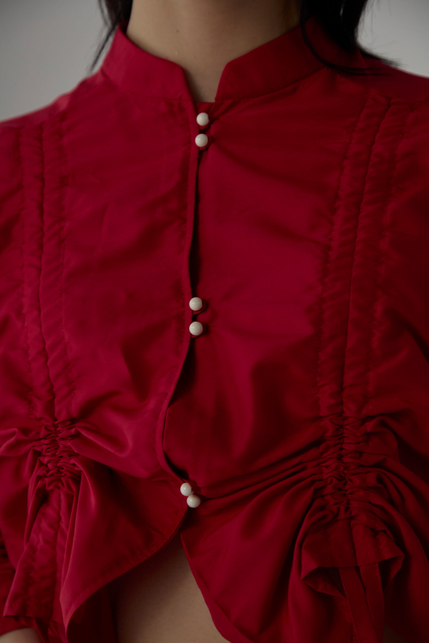 【Pre order】 Multi way blouse / Red