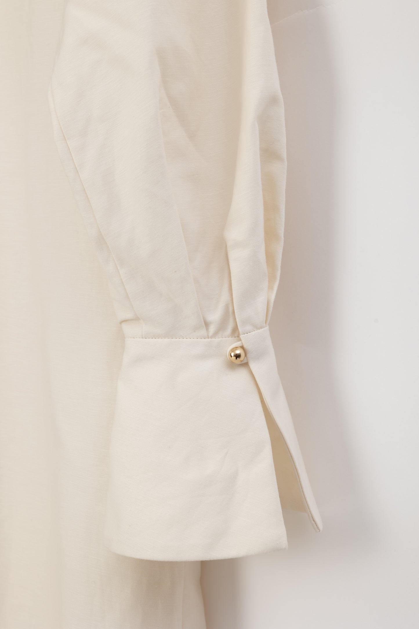 Basket weaving dress / Ecru