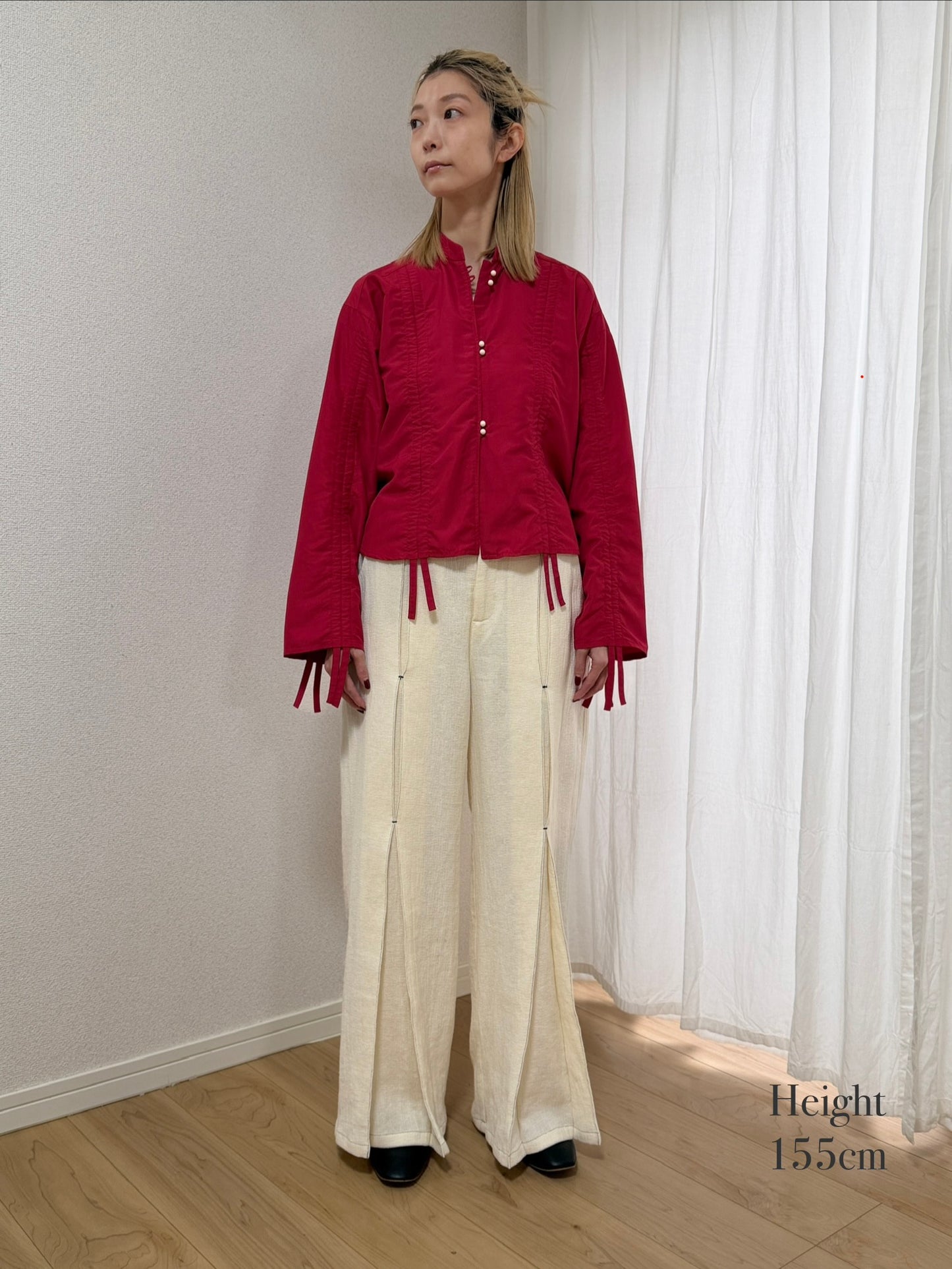 【Pre order】 Multi way blouse / Red