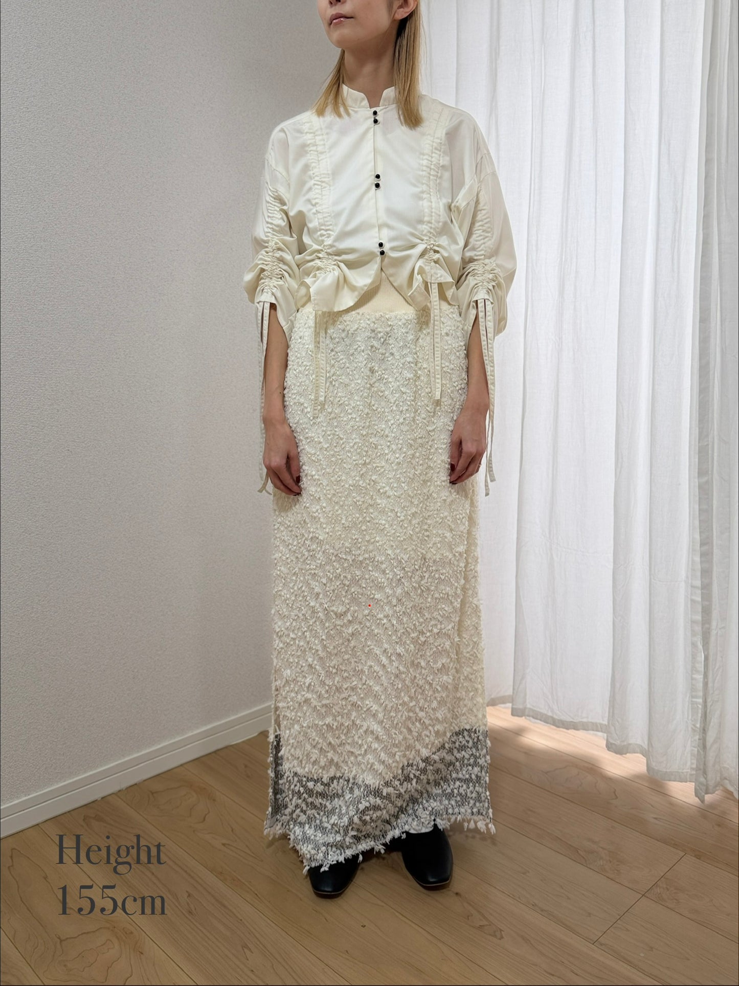 【Pre order】 Multi way blouse / Ecru