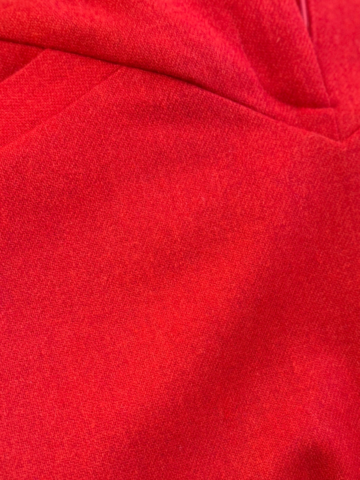 【Re order】Back ruffle skirt / Red