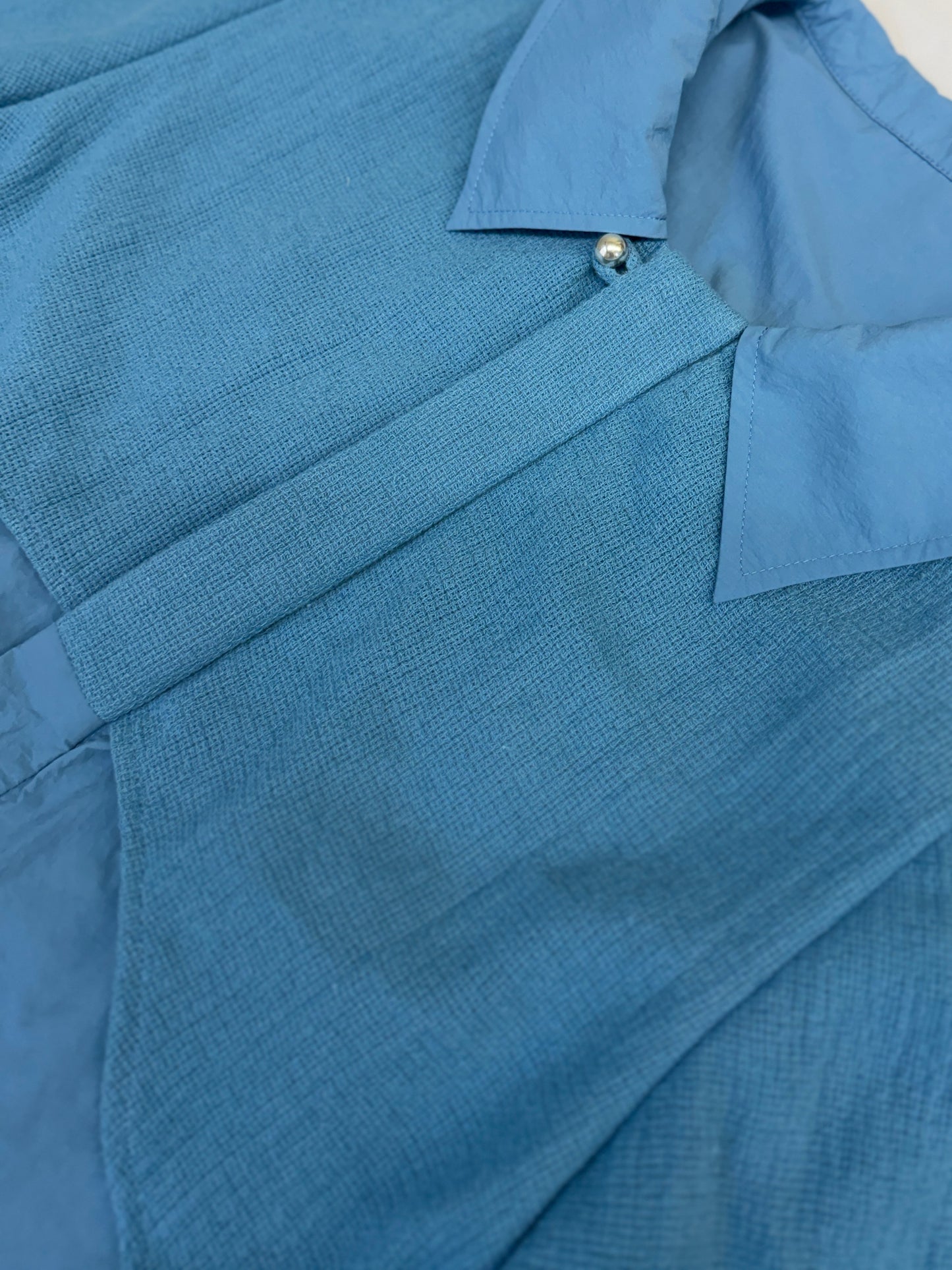 Panama woven shirt / Blue
