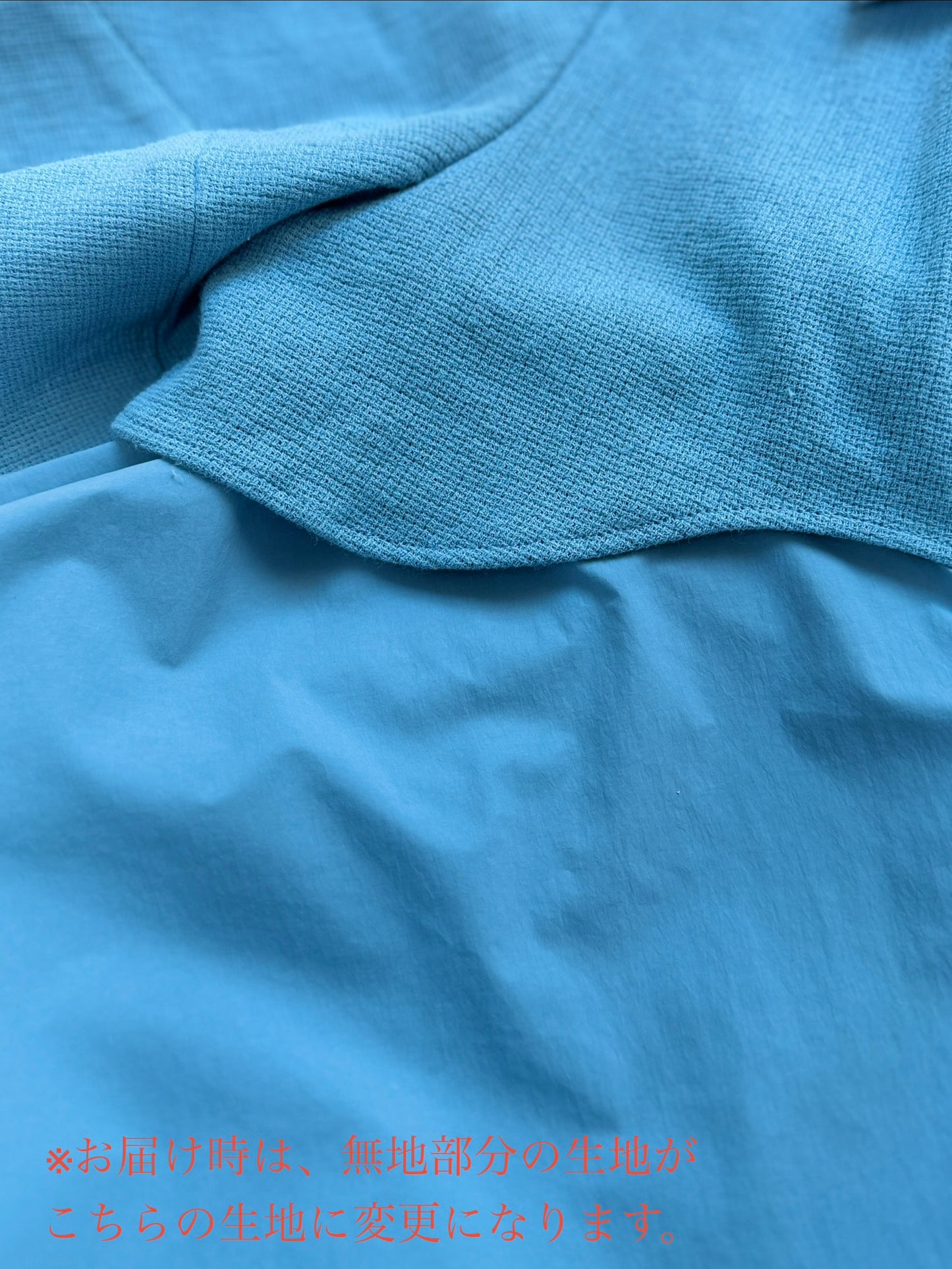 【Pre order】Panama woven shirt / Blue