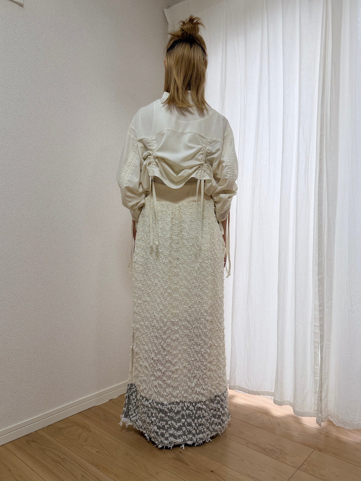 【Pre order】 Multi way blouse / Ecru