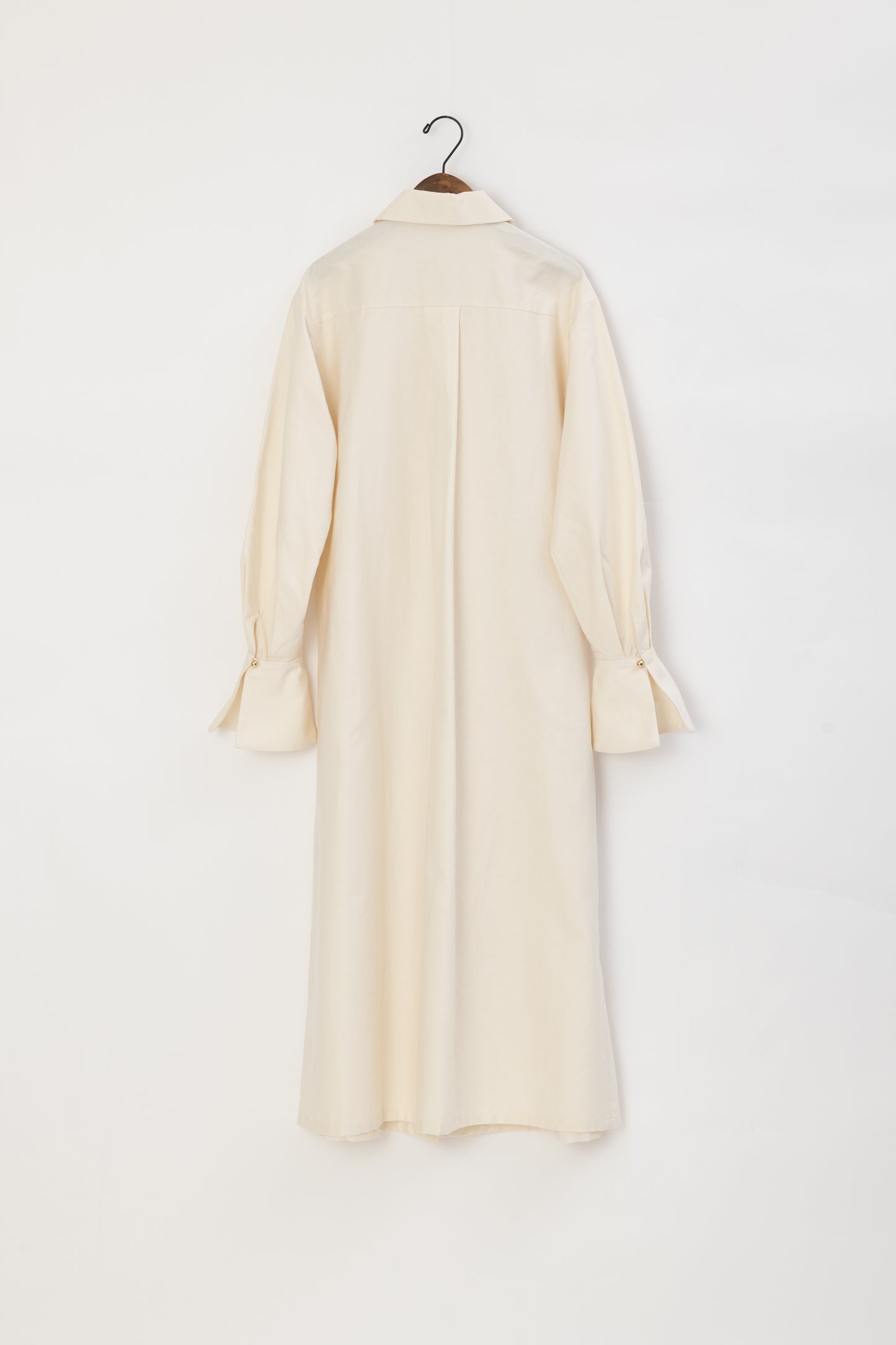 Basket weaving dress / Ecru