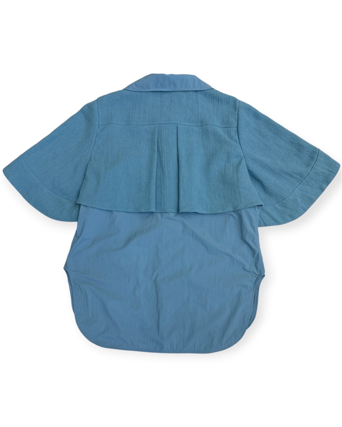 Panama woven shirt / Blue